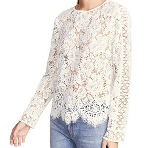 Club Monaco Samyra Lace Blouse